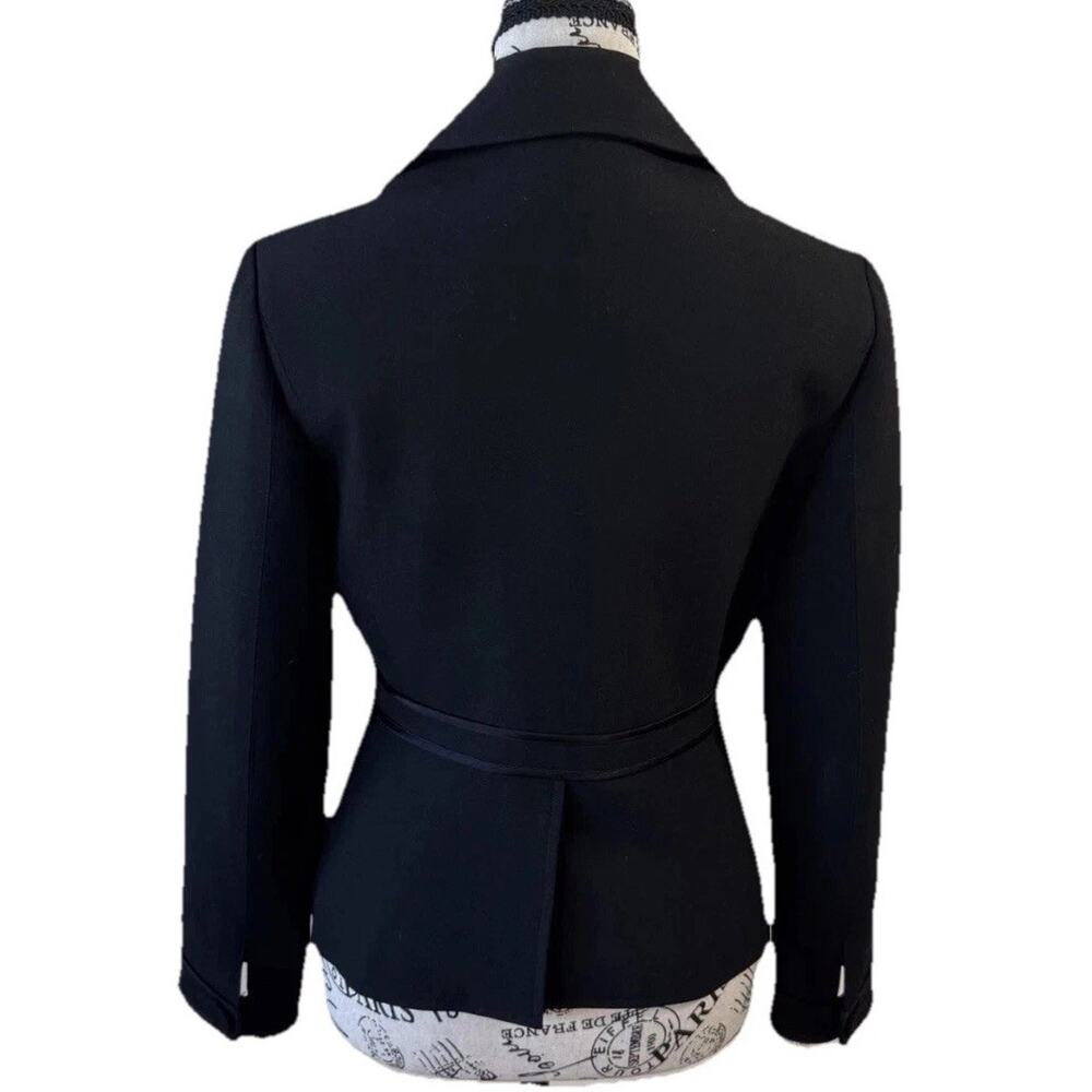 Ann Taylor Black Tailored Peplum Blazer - Picture 4 of 8